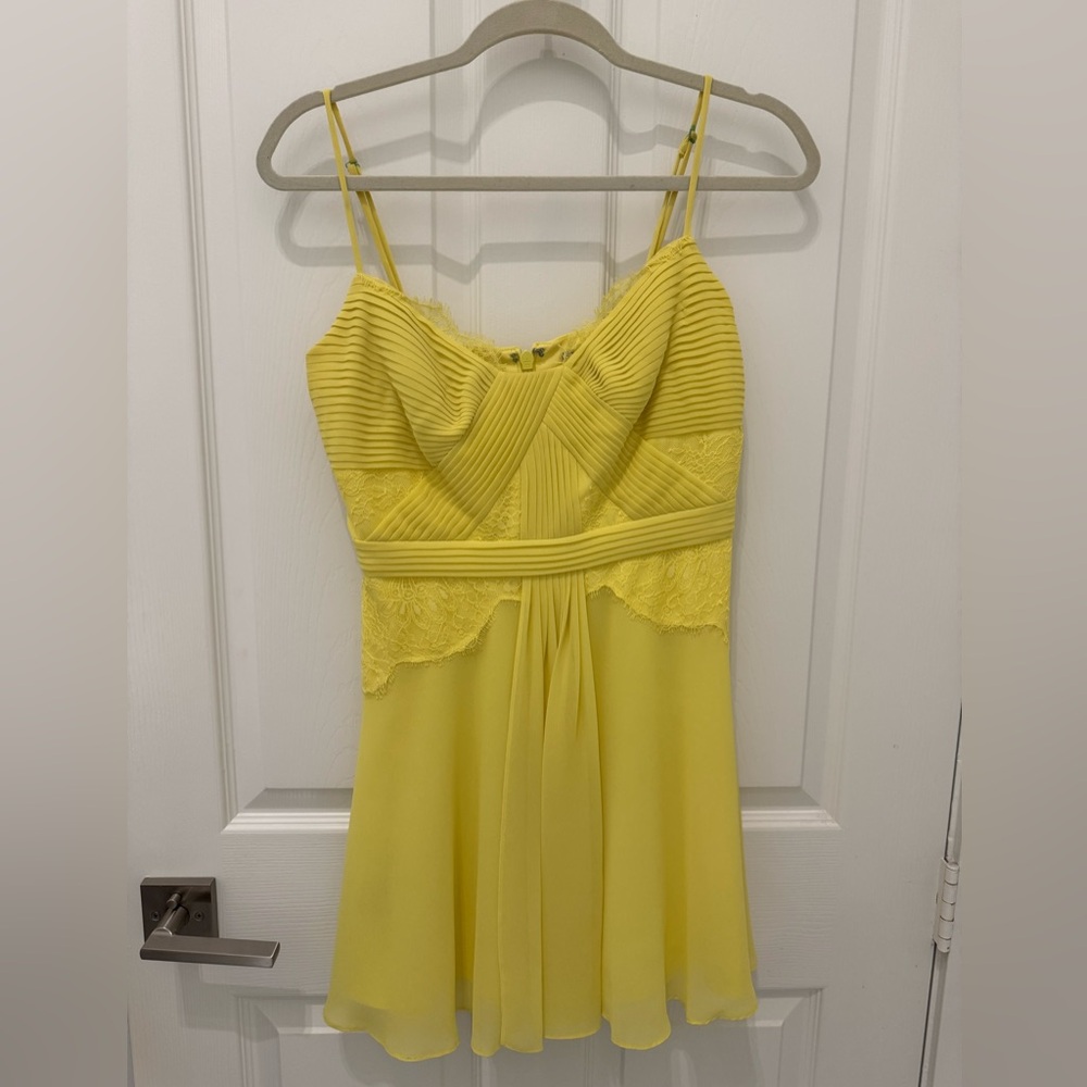 BCBGMaxAzria Vibrant Yellow Dress